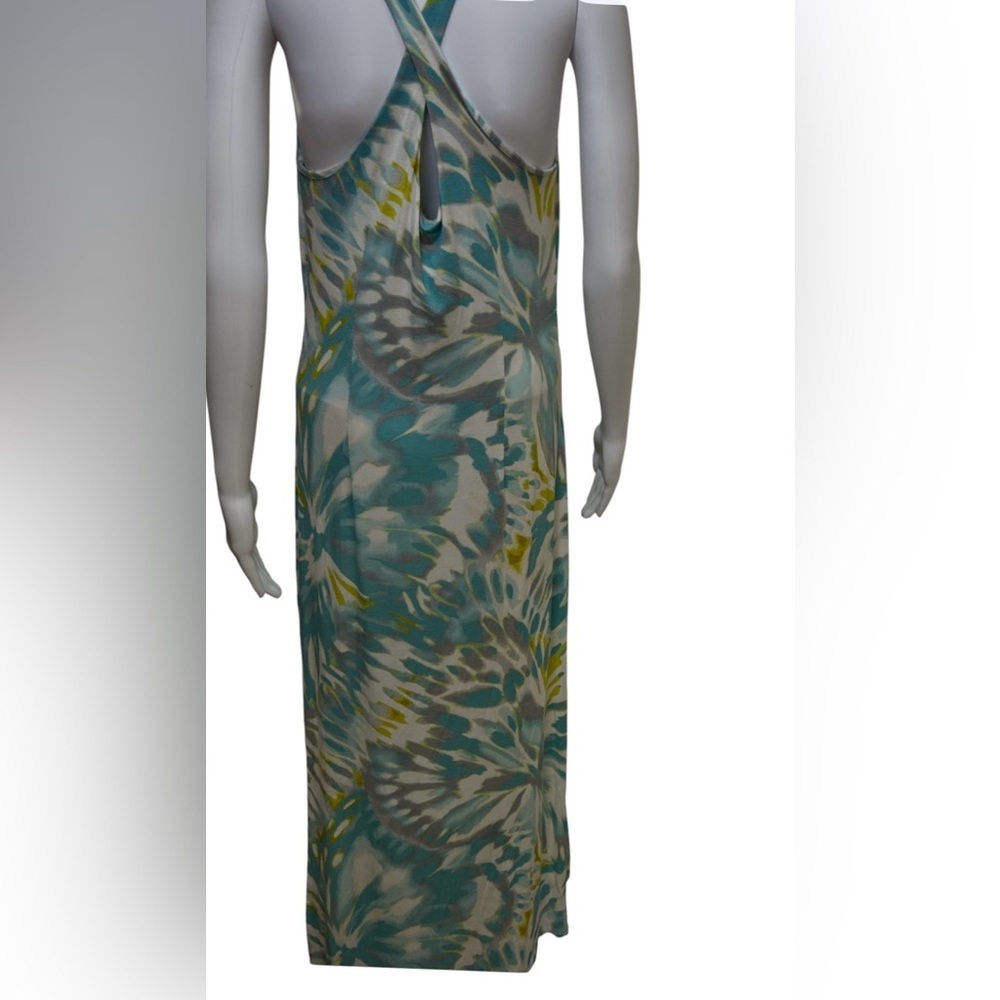 Tommy Bahama Women’s Teal Floral Maxi Dress size medium NWT - Picture 5 of 9
